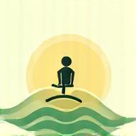 Icon representing relaxation and reduced stress